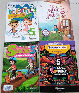 PACK GUÍA SANI+ED SOCIOEMOCIONAL+DETEMATE+ALAS PAPEL 5. E23