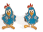 BROQUEL DE PLATA GALLINA PINTADITA (0-6 MESES)
