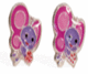 BROQUEL DE PLATA MARIPOSITA MINI (0-6 MESES)