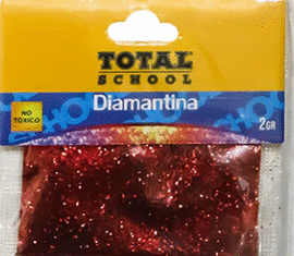 DIAMANTINA FINA ROJO C/U