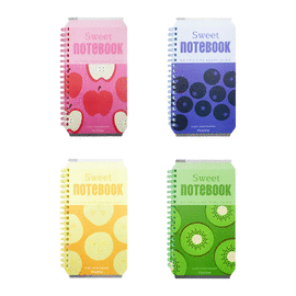 CUADERNO APUNTES ESPIRAL SUAVE RAYA 80 HJS SODA (SWEET NOTEBOOK)
