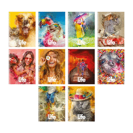 CUADERNO PROFESIONAL DOBLE ARILLO RAYA 200 HJS LIFE IBOOK