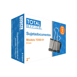 SUJETADOCUMENTOS 2' 51 MM C/U