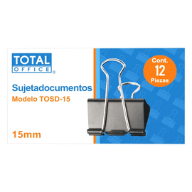 SUJETADOCUMENTOS 1/2 15 MM C/U