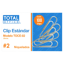 CLIP #2 ESTANDAR C/100 PIEZAS