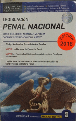 LEGISLACION PENAL NACIONAL 2018