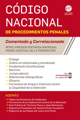CÓDIGO NACIONAL DE PROCEDIMIENTOS PENALES, COMENTADO