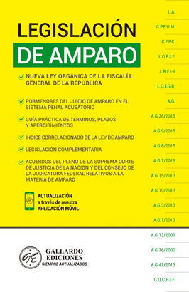 LEGISLACIÓN DE AMPARO 2021
