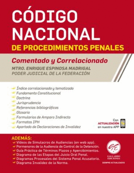 CODIGO NACIONAL DE PROCEDIMIENTOS PENALES COMENTADO 2023