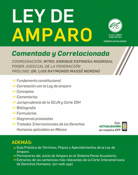 LEY DE AMPARO COMENTADA Y CORRELACIONADA 2021