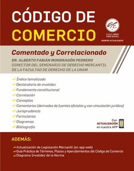 CÓDIGO DE COMERCIO COMENTADO Y CORRELACIONADO 2024