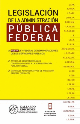 LEGISLACIÓN DE LA ADMINISTRACIÓN PÚBLICA FEDERAL 2023