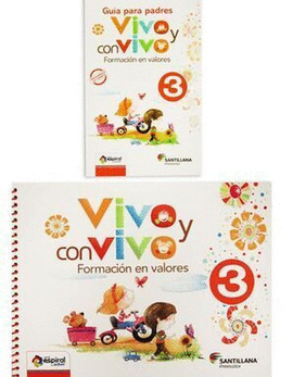 PACK VIVO Y CONVIVO 3 +GUIA PARA PADRES ESPIRAL DEL SABER