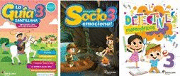 PACK GUIA 3 SAN+ED SOCIOEMOCIONAL+DETECTIVES MATEMATICOS