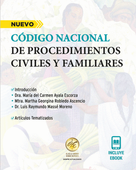 CÓDIGO NACIONAL DE PROCEDIMIENTOS CIVILES Y FAMILIARES 2024