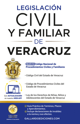 LEGISLACION CIVIL Y FAMILIAR DE VERACRUZ 2024