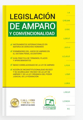 LEGISLACIÓN DE AMPARO Y CONVENCIONALIDAD ESPECIALIZADA 2024