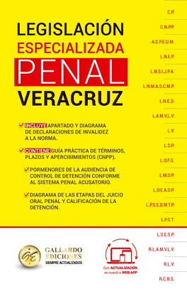 LEGISLACIÓN ESPECIALIZADA PENAL DE VERACRUZ 2025