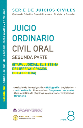 JUICIO ORDINARIO CIVIL ORAL SEGUNDA PARTE N.8. 2025