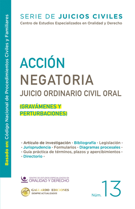 ACCIÓN NEGATORIA N.13. 2026