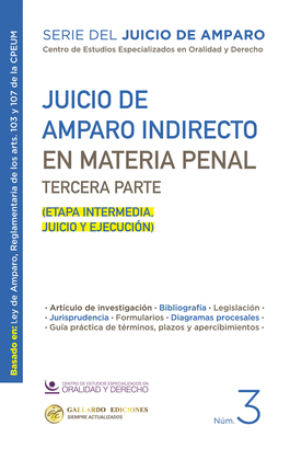 JUICIO DE AMPARO INDIRECTO EN MATERIA PENAL. N°3