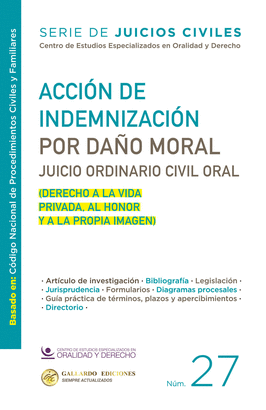 ACCIÓN DE INDEMNIZACIÓN POR DAÑO MORAL. JUICIO ORDINARIO CIVIL N°27