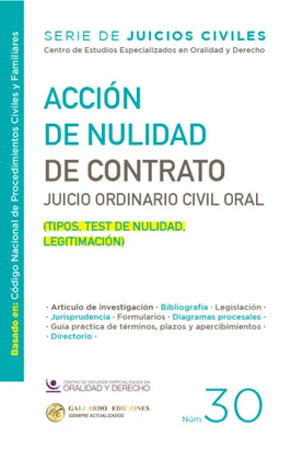 ACCIÓN DE NULIDAD DE CONTRATO N.30