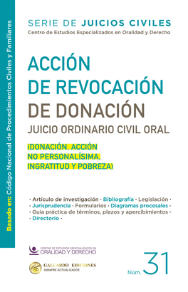 ACCIÓN DE REVOCACIÓN DE DONACIÓN N.31