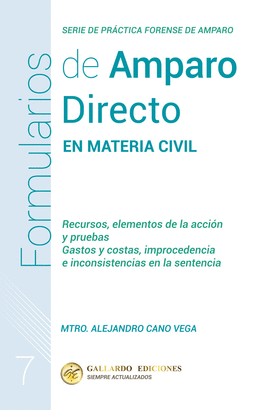 FORMULARIOS DE AMPARO DIRECTO EN MATERIA CIVIL N.7 2026