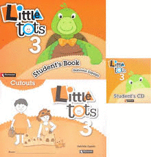 LITTLE TOTS 3 STUDENTS BOOK + CD-ROM+CUTOUTS