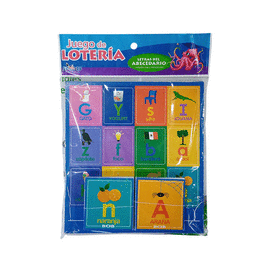LOTERÍA DIDÁCTICA LETRAS DEL ABECEDARIO