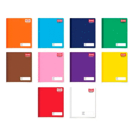 CUADERNO COSIDO COLEGIAL CUADRO GRANDE 100 HJS CLÁSICO SCRIBE