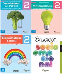 PACK LENGUA MATE ESPAÑOL, MATEMATICAS CONO MED. SOCIOEMOCIONAL 2