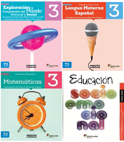 PACK LENGUA MATE ESPAÑOL, MATEMATICAS EXPLO MUNDO SOCIOEMOCIONAL 3