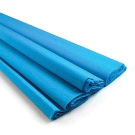 PAPEL CREPE AZUL CLARO C/PLIEGO