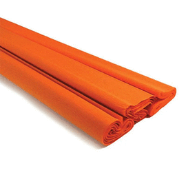 PAPEL CREPE NARANJA