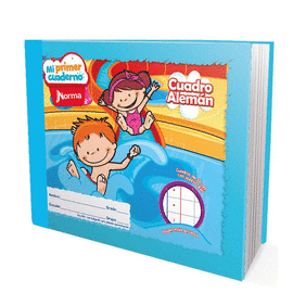 CUADERNO PREESCOLAR COSIDO FORMA ITALIANA CUADRO ALEMÁN 72 HJS