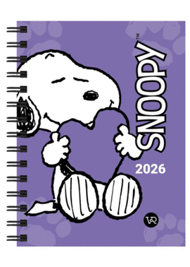AGENDA SNOOPY 2026 VIOLETA