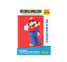 SÚPER MARIO. TIN BOX 4 SOBRES