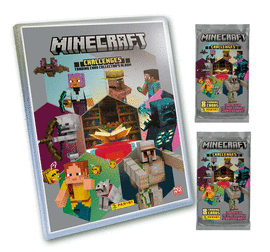 COLECCIÓNADOR MINECRAFT TC CHALLENGES. BINDER + 2 SOBRES