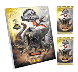 ALBUM JURASSIC WORLD ROAR.BINDER + 2 SOBRES