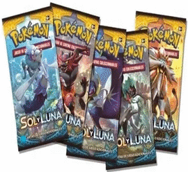 SOBRES POKEMON SOL Y LUNA 3 CARTAS (C/U)