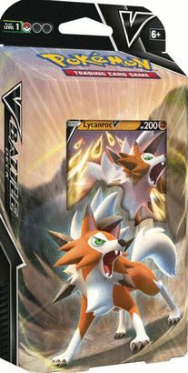 BARAJA POKEMON COMBATE V LYCANROC