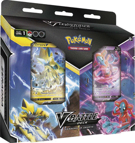 POKÉMON TCG BUNDLE V BATTLE DECK ZERAORA VS DEOXYS