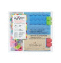 WAFF COMBO CUADERNO MEDIUM+ 70 CUBOS DE LETRAS AZUL