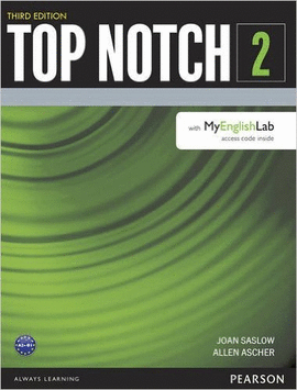 TOP NOTCH 2 STUDENT BOOK WITH MYENGLISHLAB 3RD EDITION