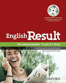 ENGLISH RESULT PRE-INTERMEDIATE STUDENT'S BOOK W/DVD