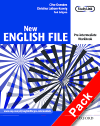 NEW ENGLISH FILE PREINTERMEDIATE WBK INCL. CD              AZUL