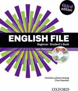 ENGLISH FILE BEGINNER SBK THIRD EDITION