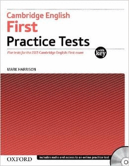 CAM ENG FIRST PRACT TESTS W/KEY & AUD CD PK